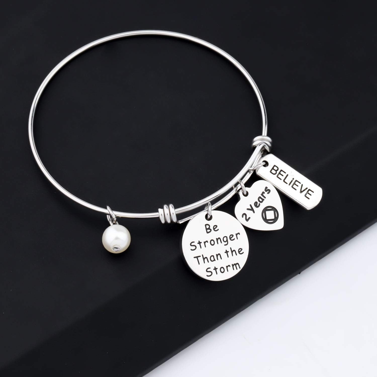 NA Sobriety Gift Narcotics Anonymous Anniversary Bracelet 1 Year 5 Years 10 Reco