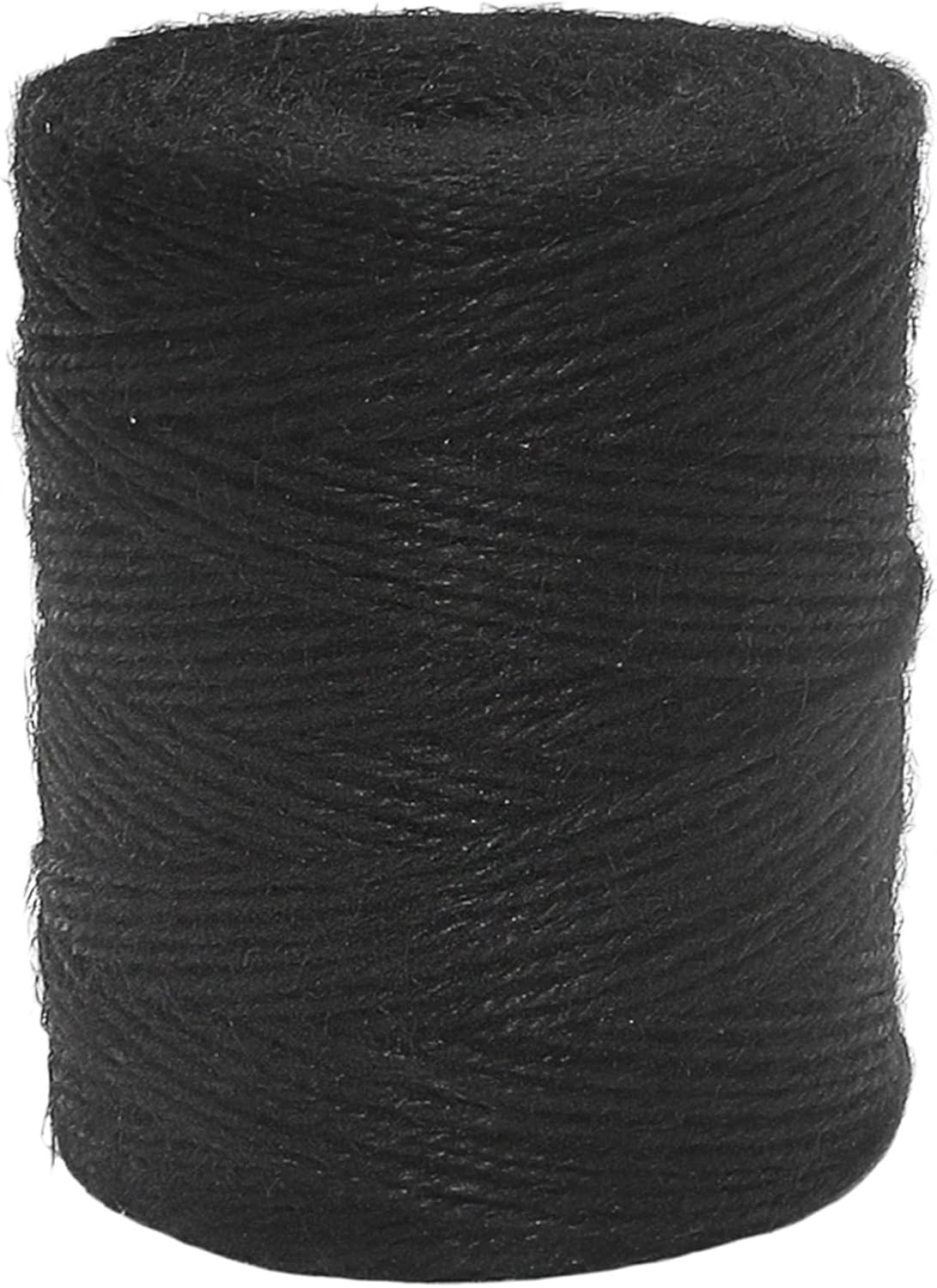 656 Feet Black Jute Twine, Natural 2Mm Jute Cord for Crafts, Halloween Wrapping,