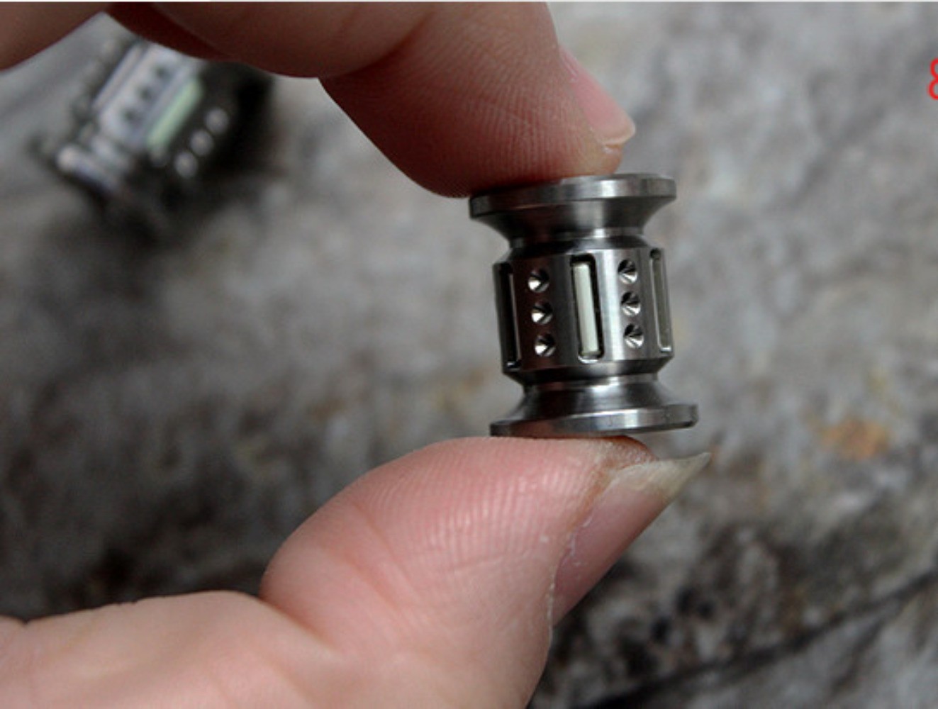 TC4 Titanium Alloy Lanyard Bead Bracelet Necklace Bead Pendant Key Chain Pendant