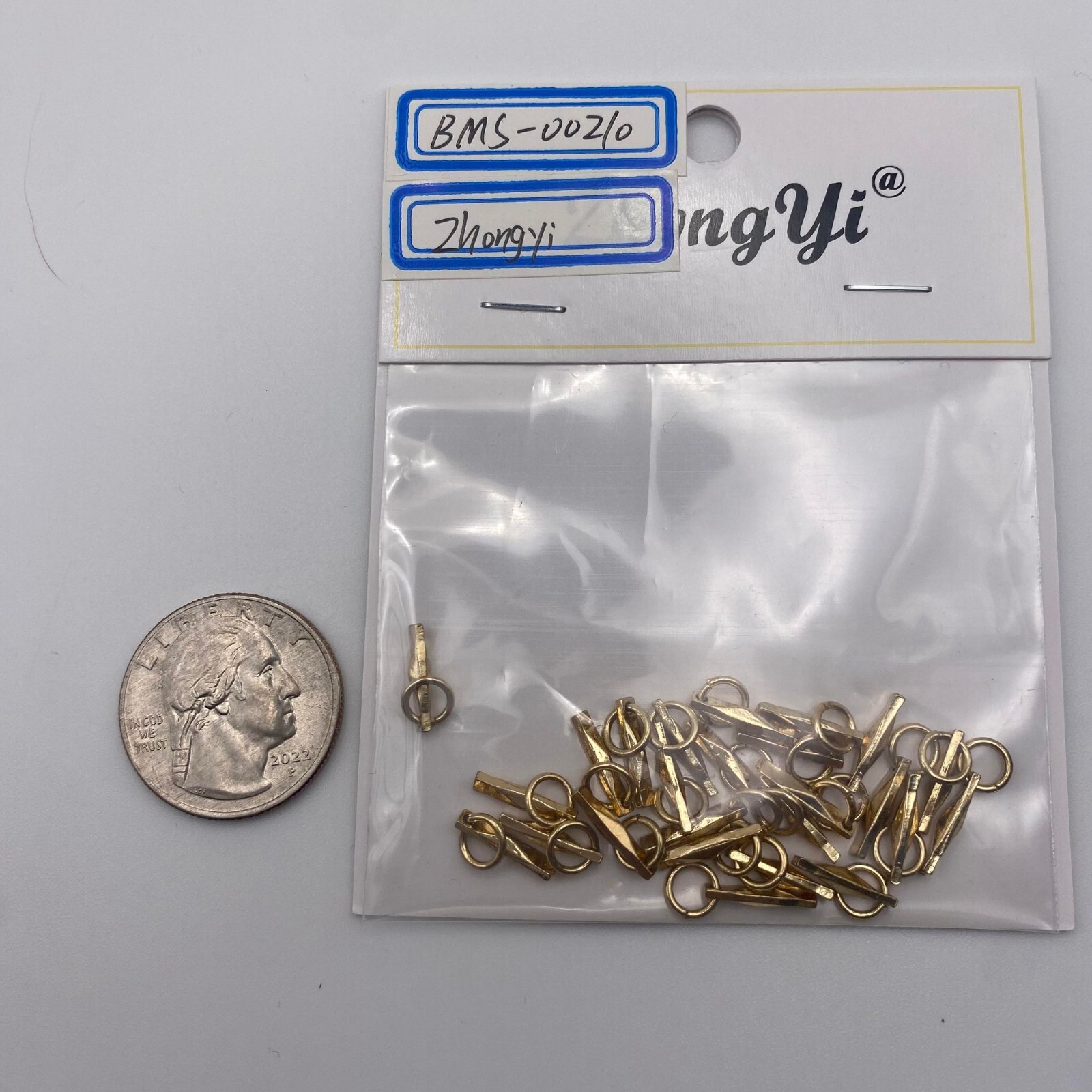 120 pcs Pendant Trinket Metal Charms Twist Spiral Bar for DIY Jewelry Making