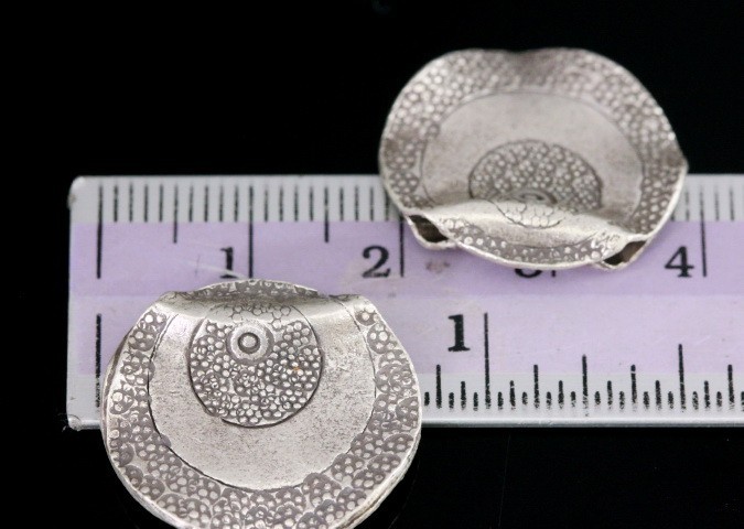 Silver beads Karen hill tribe silver Medium tribesman style bead