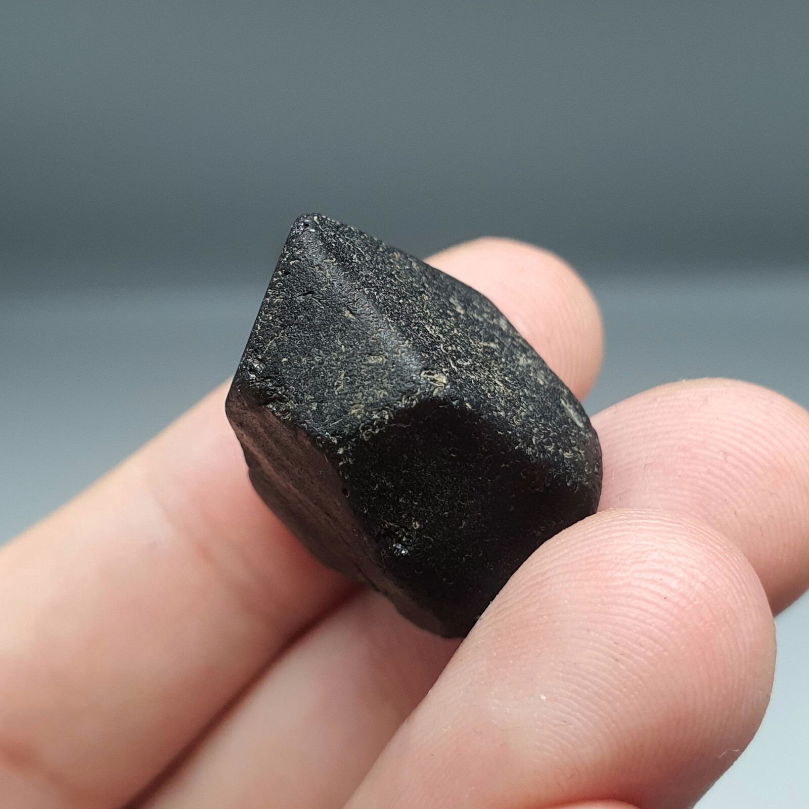 Black Spinel Natural Pleonaste Rare Thailand Kanchanaburi collectible sample