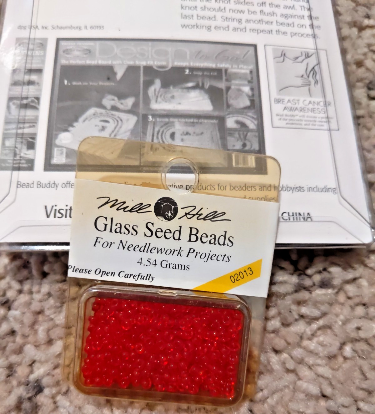The Bead Buddy Knotting Tool Professional Quality NIP w/Instructions & BEADS