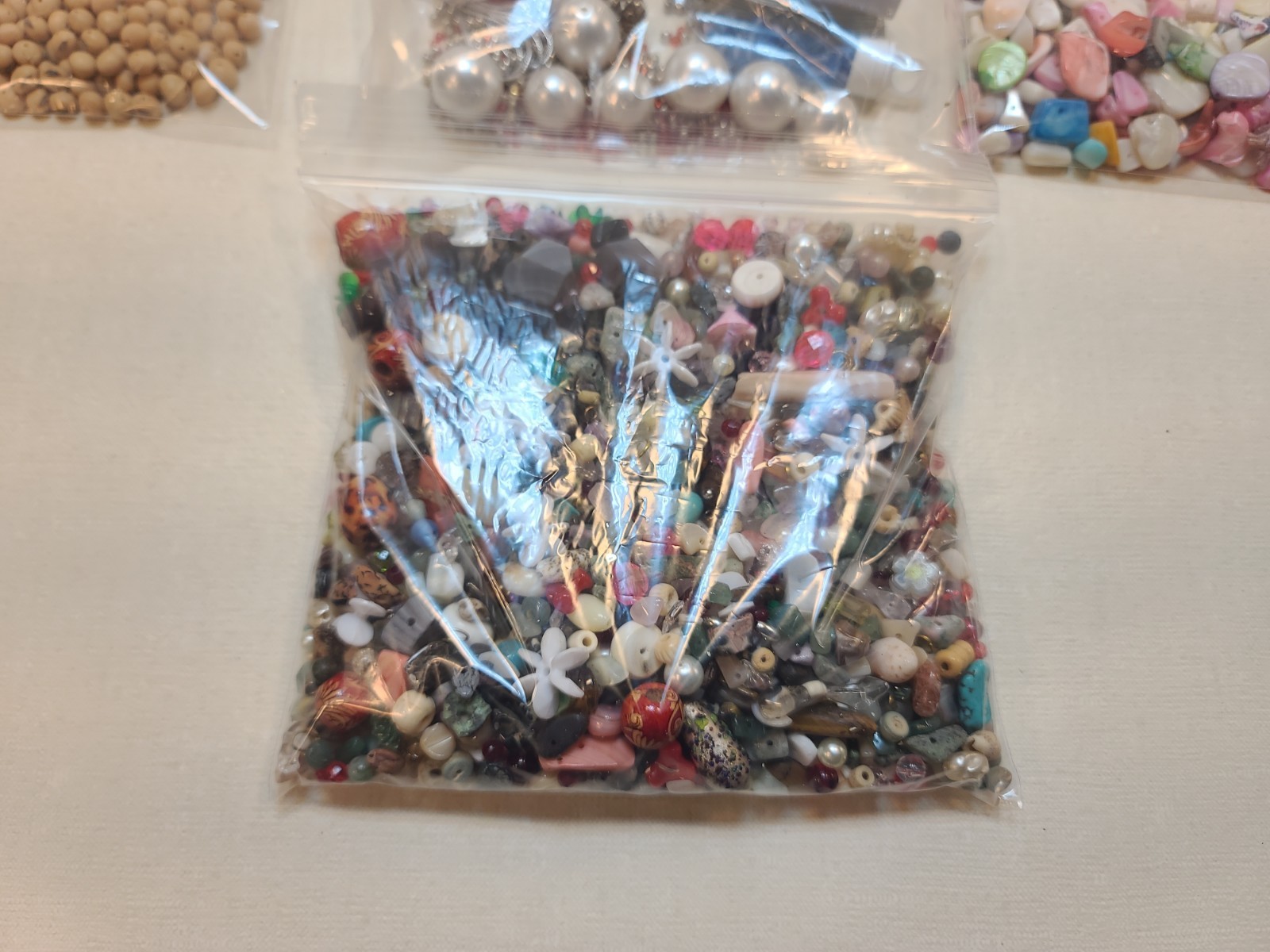Bead Soup Lot 2 lbs – Mixed Craft Beads for Jewelry Making & DIY Designs