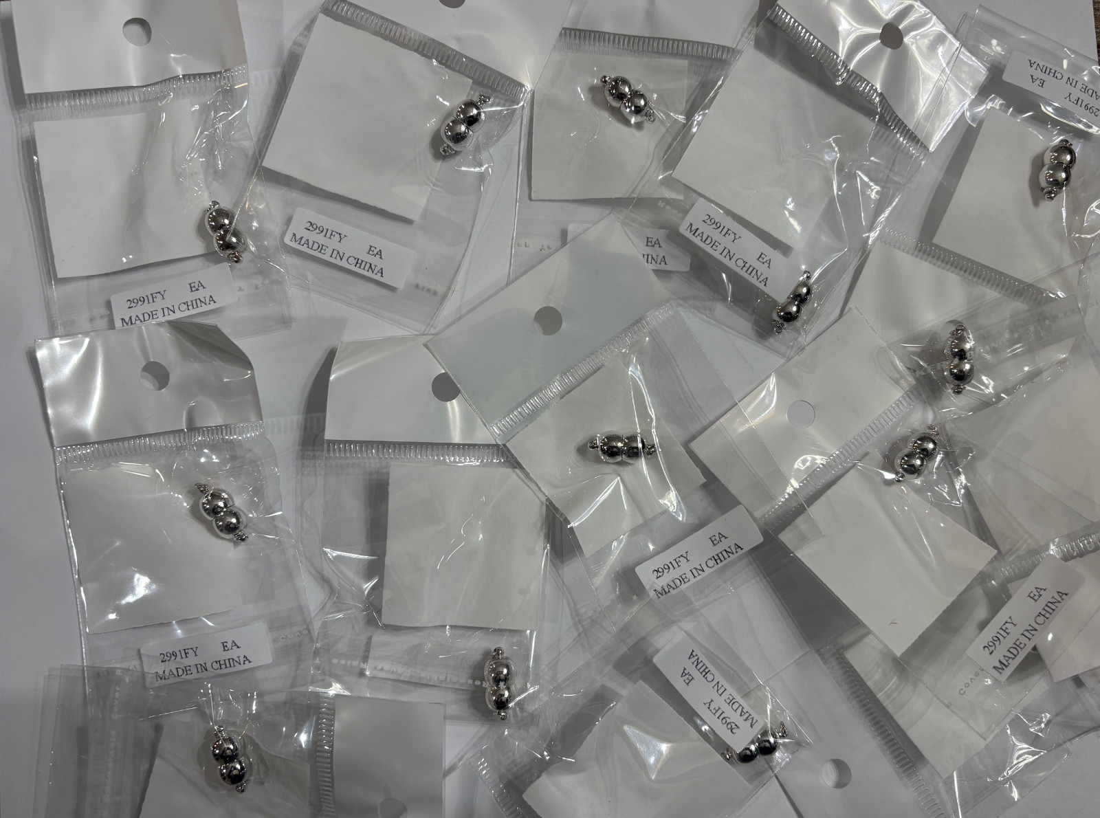Destash LOT of 18 Fire Mountain Magnetic Jewelry Clasps NEW – Original Packaging