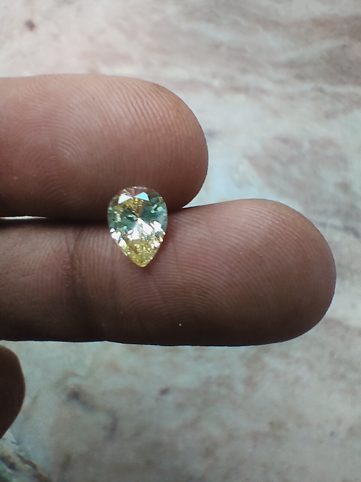 5x7mm Loose Yellow Moissanite Diamond GRA Certified Vvs1 Diamond Test Pass V149