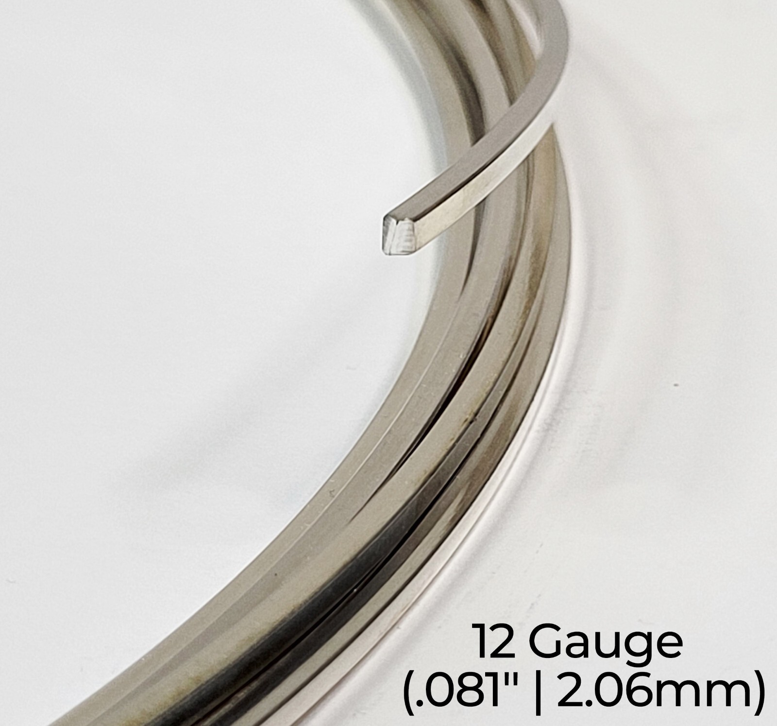 940 Argentium Silver Wire | Square | Dead Soft | 10-22 Gauge | 1-10 Ft | USA