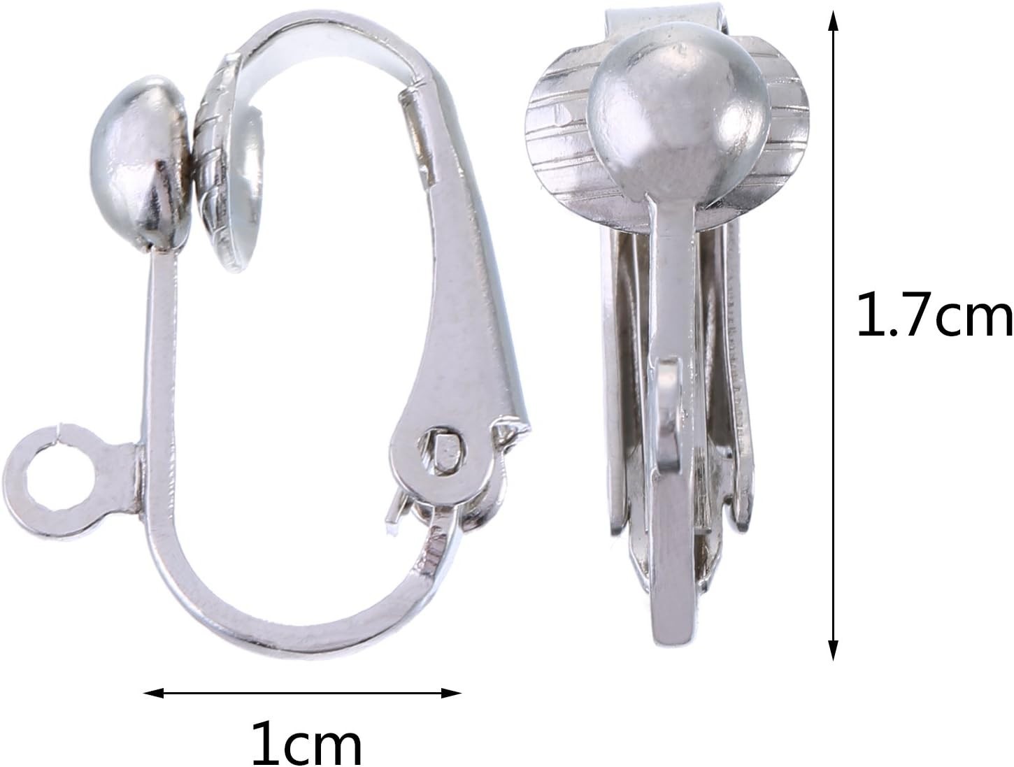 36 Pack Clip-on Earring Converter with Easy Open Loop for DIY Earring and Tur…