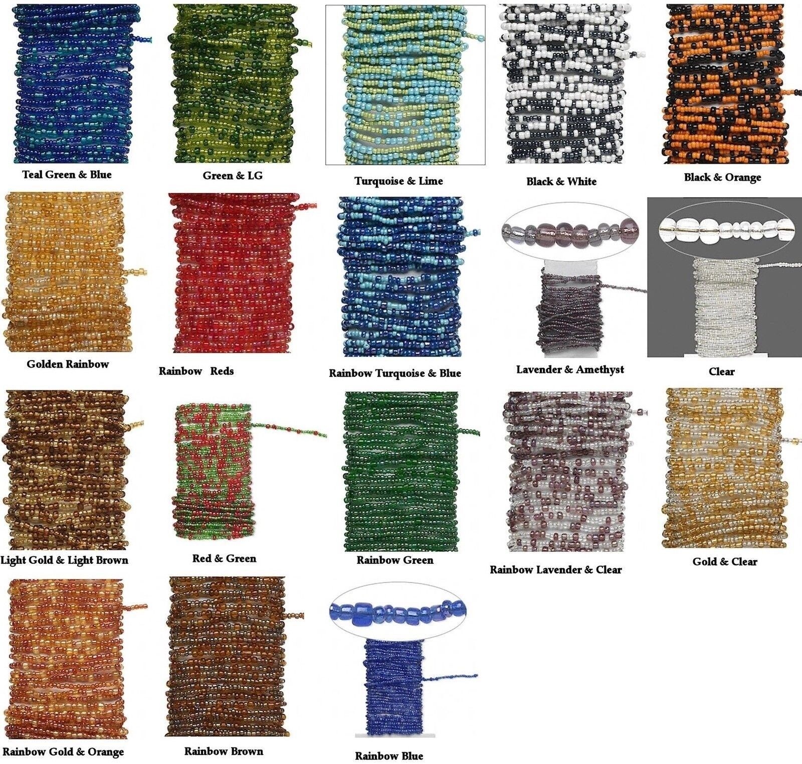 Beaded Wire, 15 Feet Pre-Strung Brass & Glass Seed Bead Shapeable Strand V *