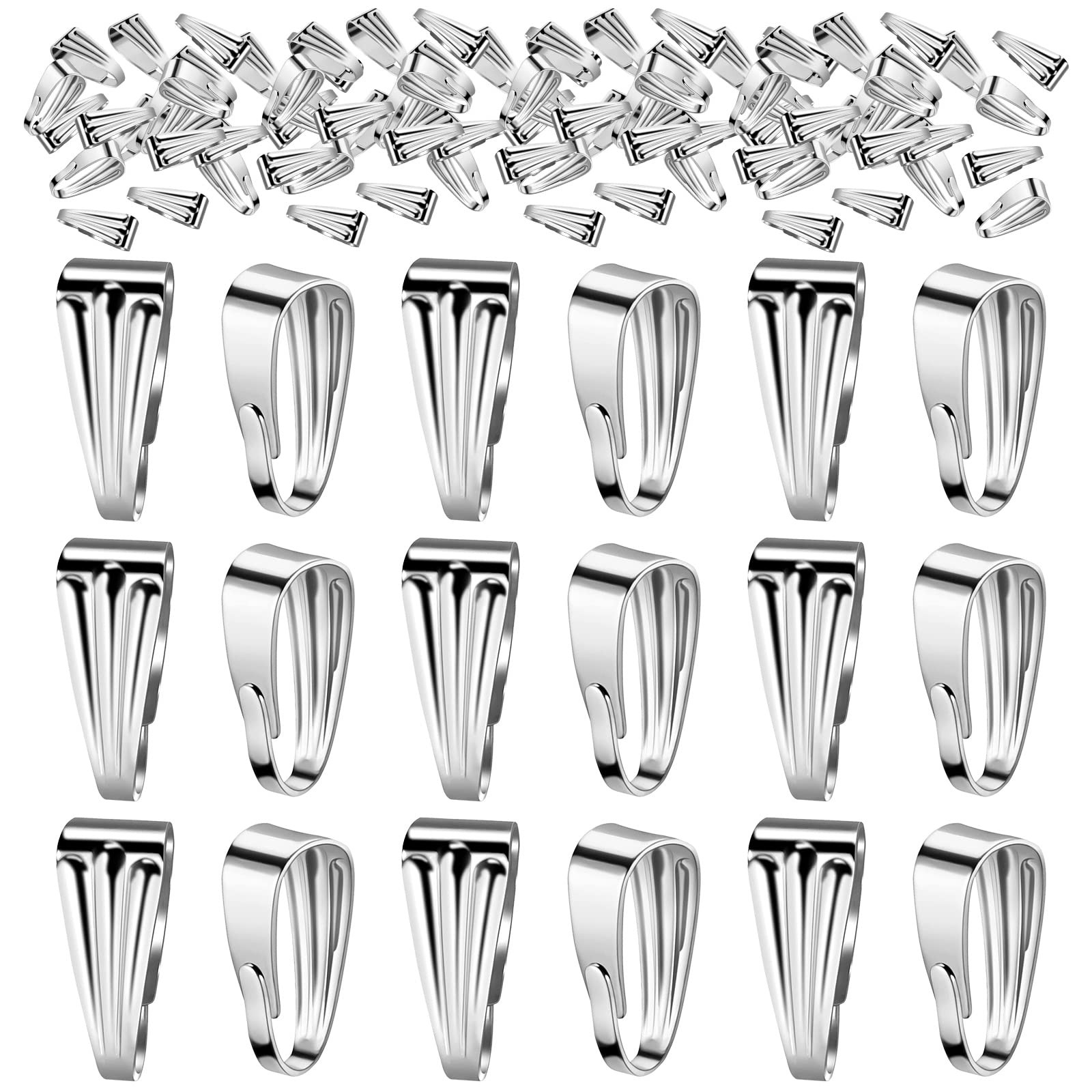 200pcs Pendant Clasps & Connectors for Jewelry Making