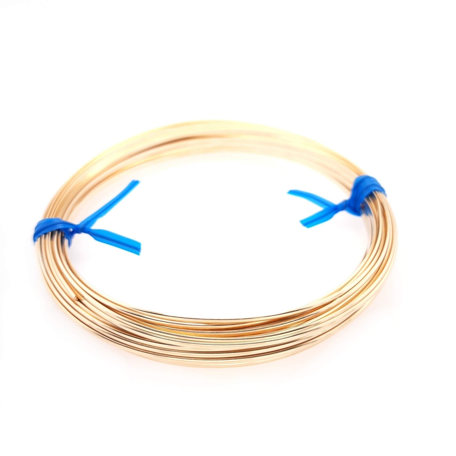 12 Gauge 14/20 Yellow Gold Filled Wire Half Round Dead Soft 14K Gold Filled