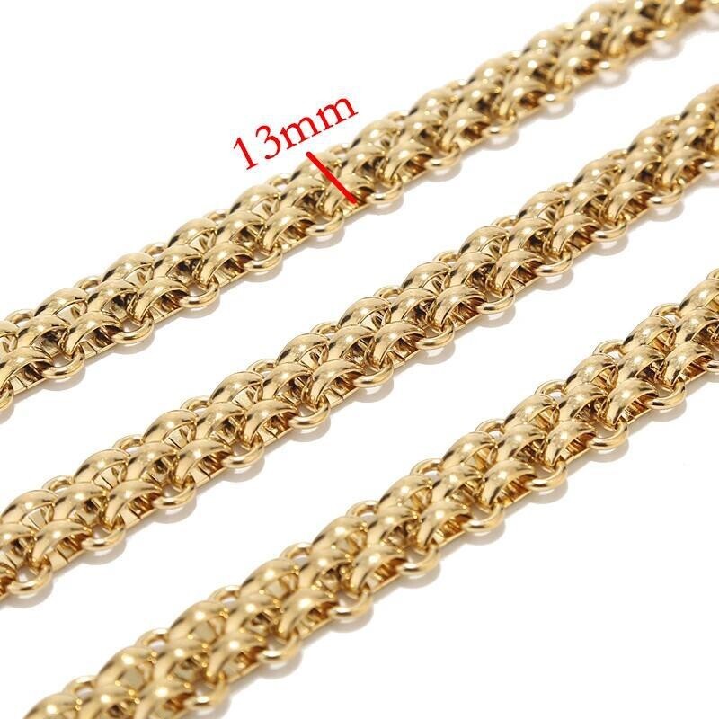 1meter stainless steel gold link connect heavy chain crafts
