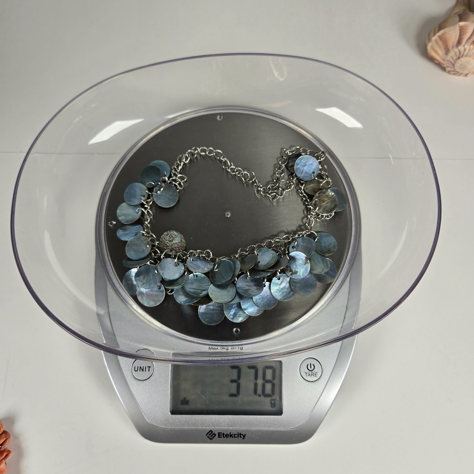 Vintage 600g+ Jewelry Making Destash Lot, Rare Spiny Oyster Moonstone Shell Bead