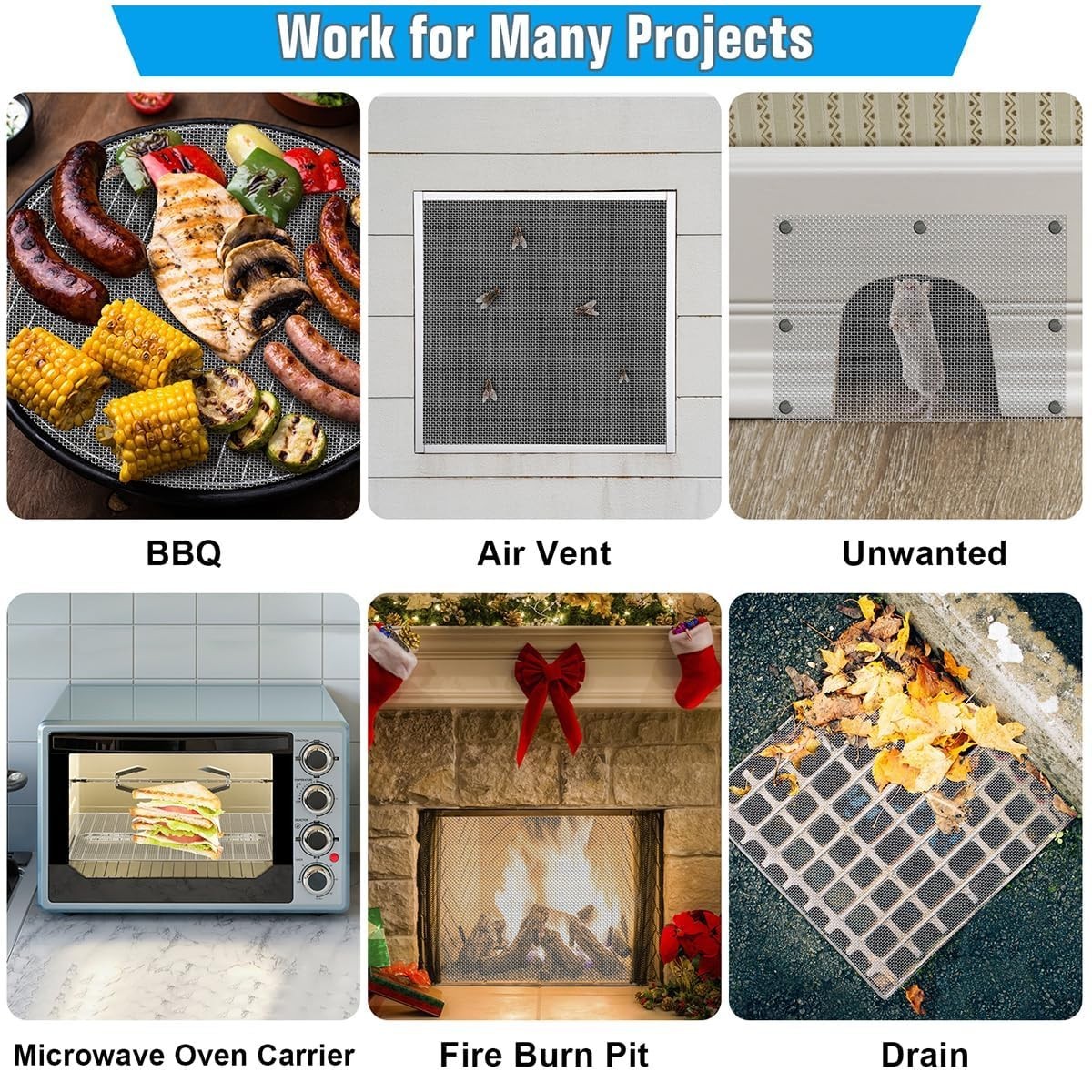 14.6″ x 11.4″ Heat-Resistant Stainless Steel Mesh – Perfect for Vents & Filters