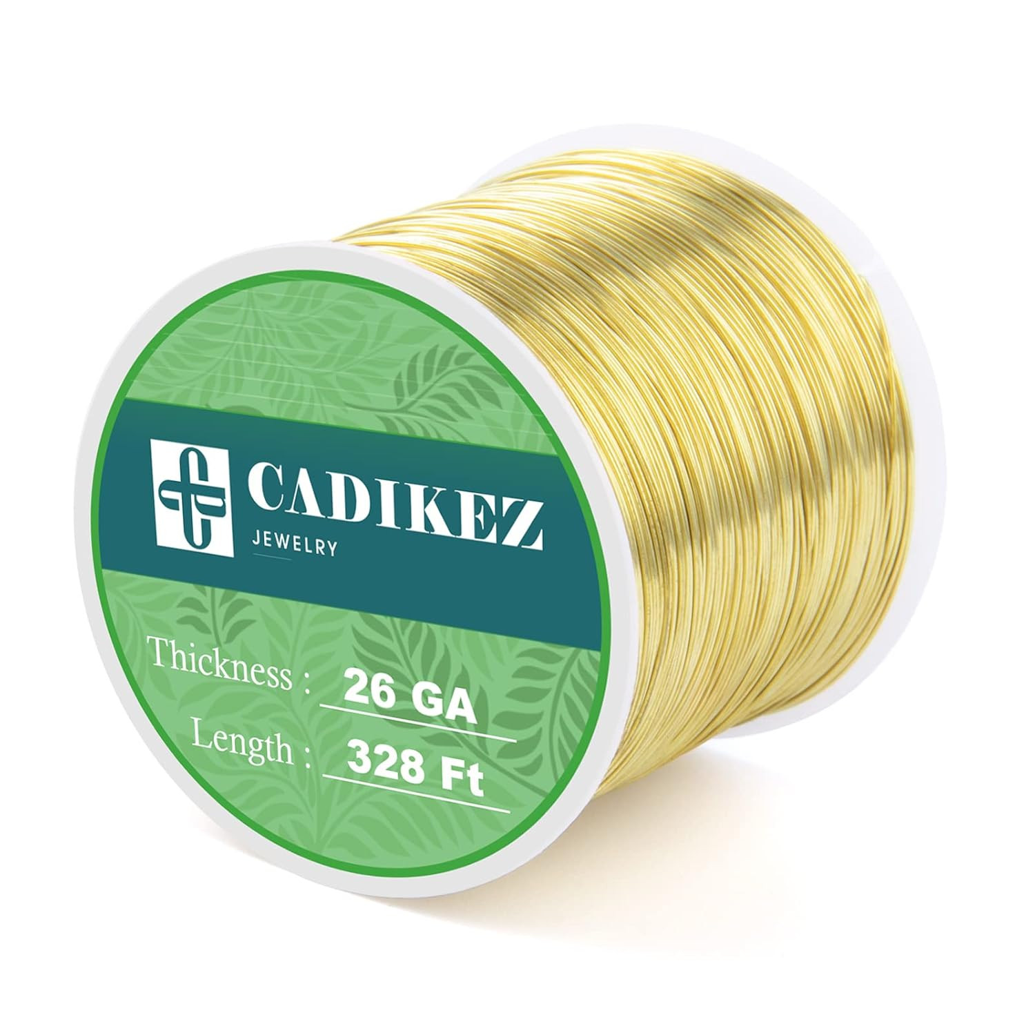 [328 Feet]28 Gauge Craft Wire Jewelry Wire 100M/0.3Mm Gold Plated Thin Brass Wir