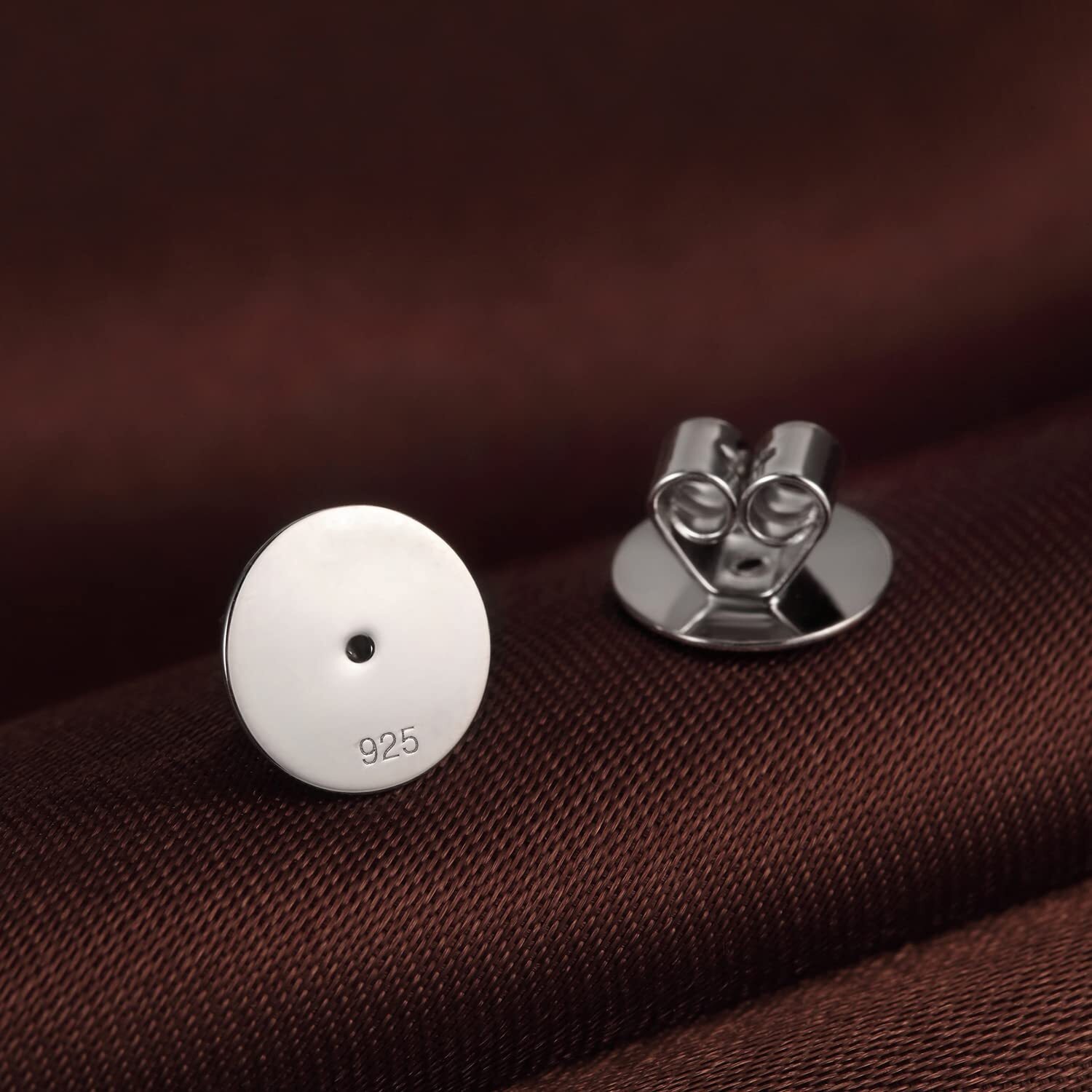 Large Earring Backs Locking Earring Backs for Studs 925 Sterling Silver Earri…