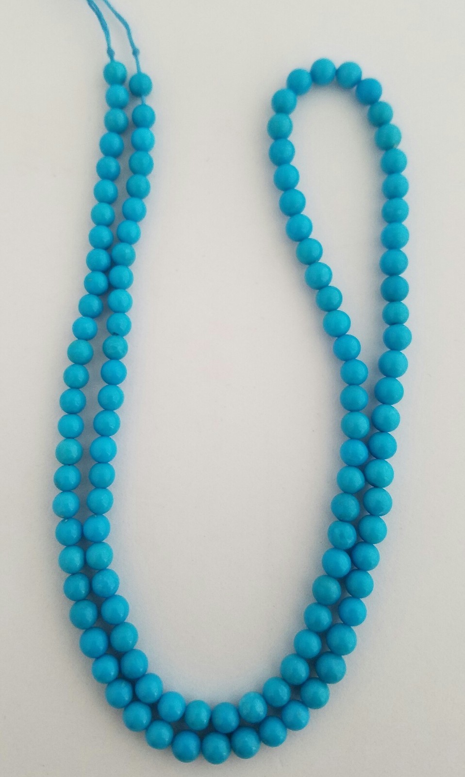 One Strand 100% Natural Sleeping Beauty Turquoise Round Beads 4-4.5mm