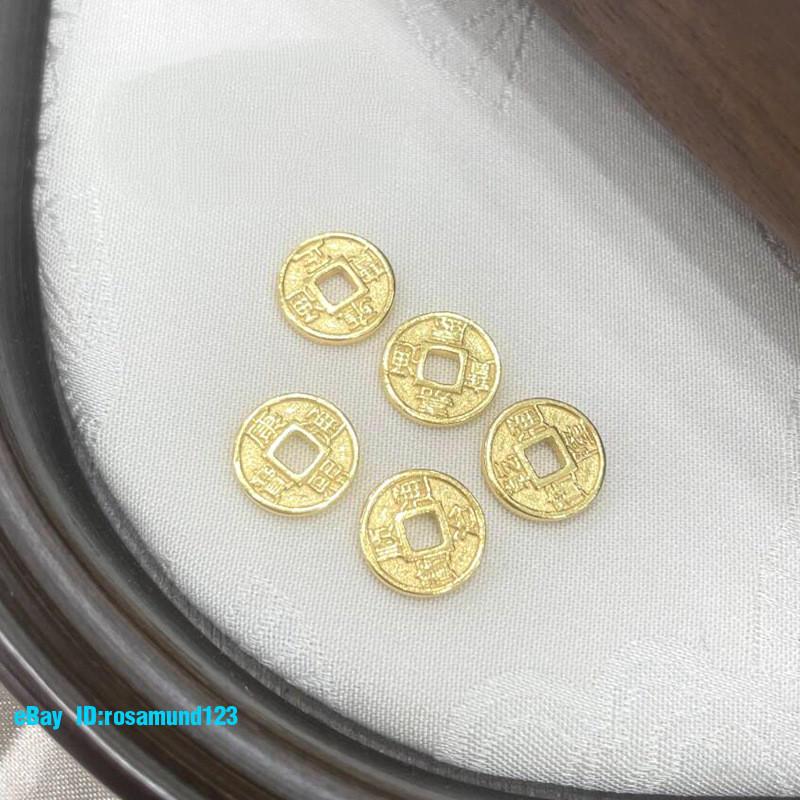 S925 Sterling Silver Five Coin DIY Bracelet Necklace for Attracting Wealth Coins