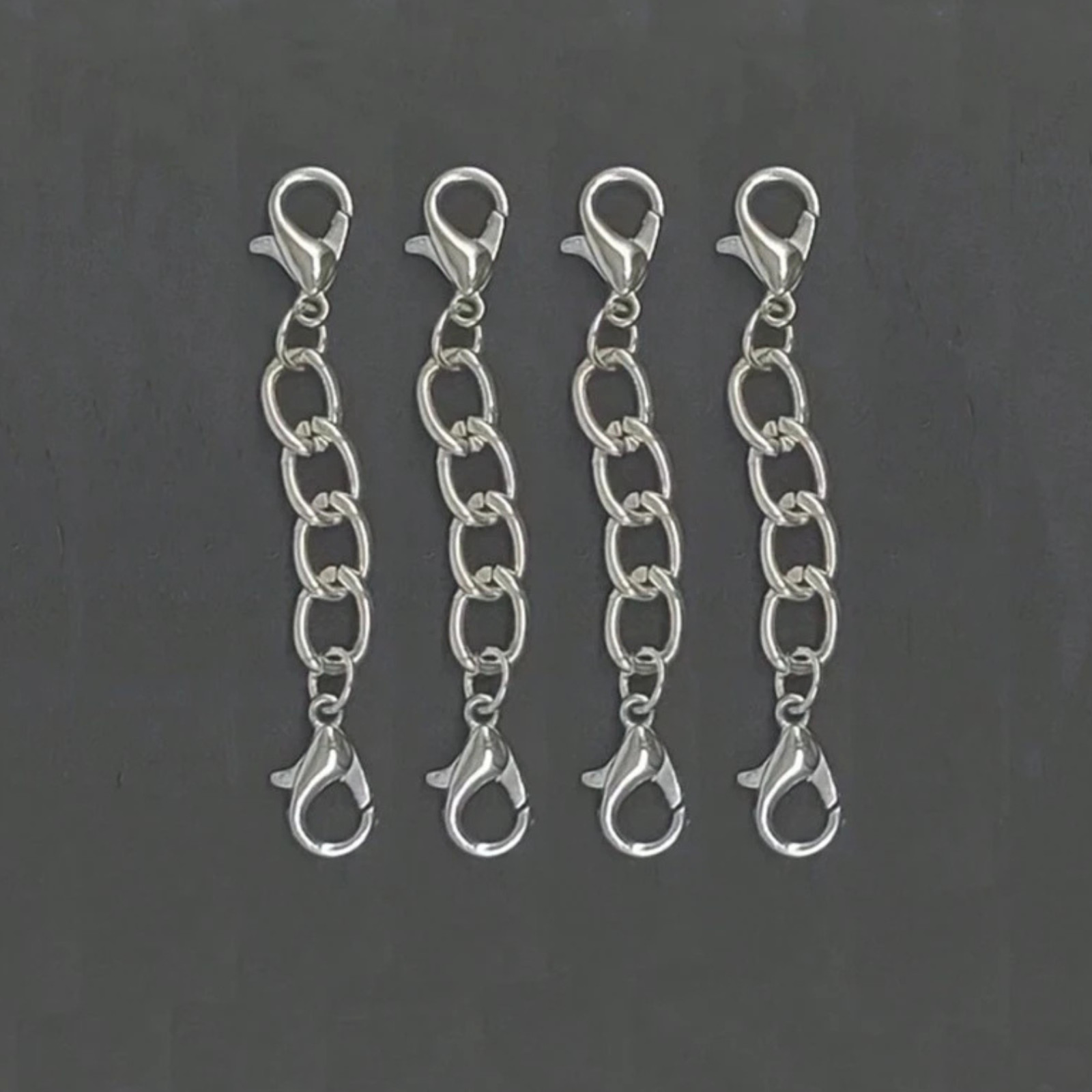 Double Lobster Clasp Extender Necklace Bracelet Connector Gold & Silver Jewelry