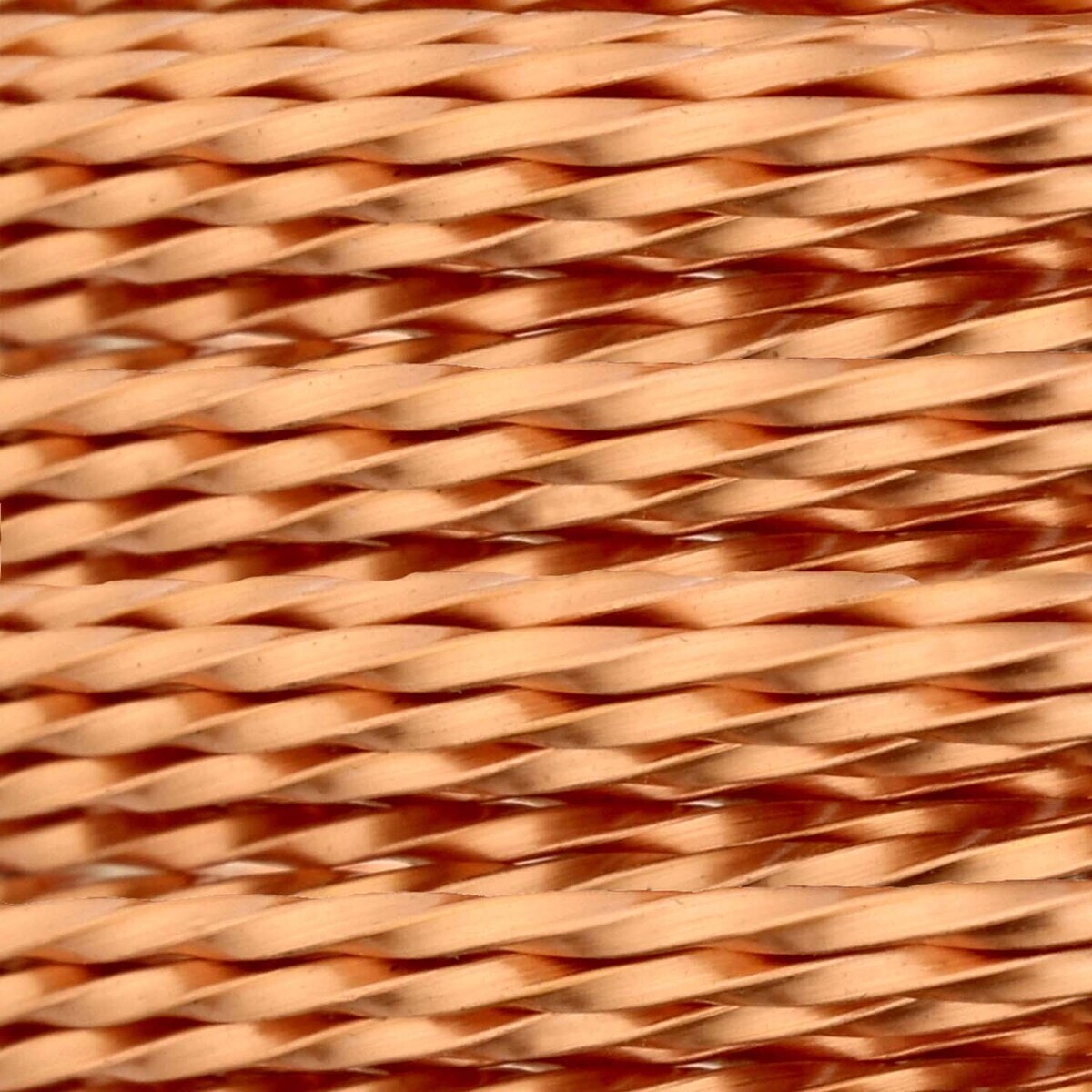 Wire, 15 Feet Non Tarnish Natural Copper 21 Gauge Twisted SQUARE Wrapping Wire