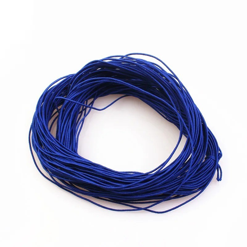1mm Braided Elastic Cord 24M Stretch Beading Thread Jewelry Making 23 Colors