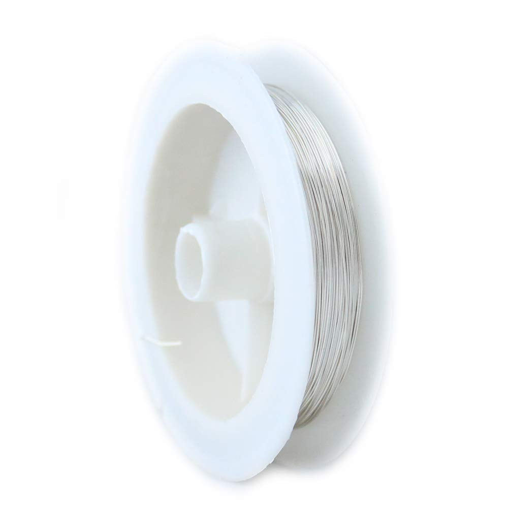 24 Gauge, 925 Sterling Silver Wire (Half Round) Dead Soft Made in USA – 25FT by