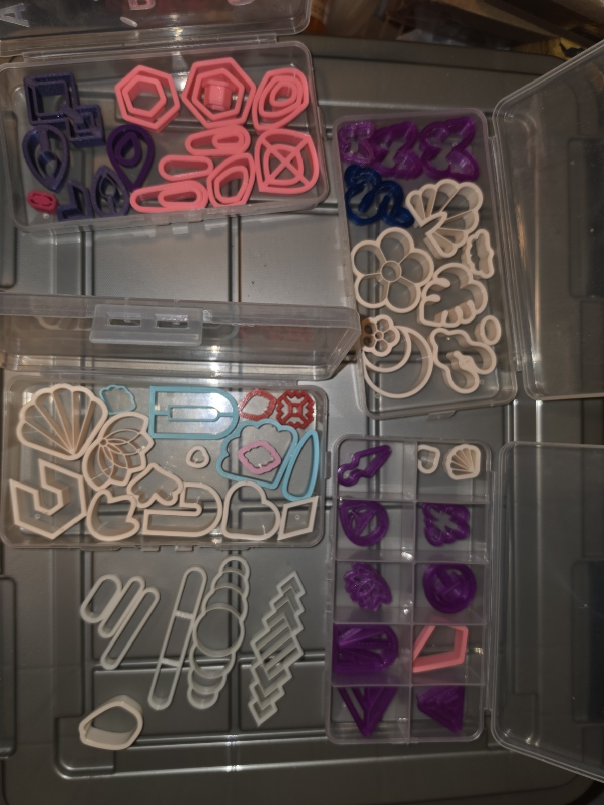 Polymer Clay Cutters, Texture Tools, Titanium Jump Rings & Earring Findings Lot