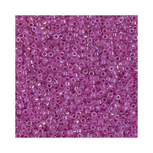 Miyuki Delica DB1744 11/0 Transparent Lavender Color Lined Fruity Fusion AB 7.2g