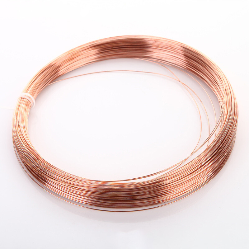 T2 Solid Bright 99.9% Pure Copper Wire Uncoated By Metre Wire Diameter 0.2mm-5mm