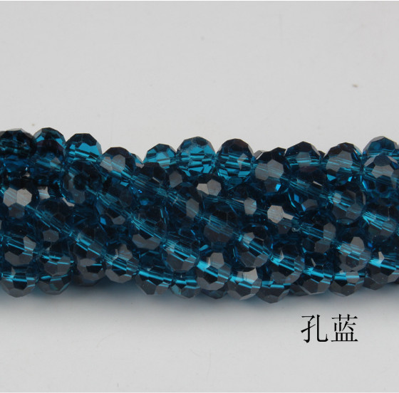 30/100pcs10mm Crystal Round Faceted Earth Loose spacer Beads