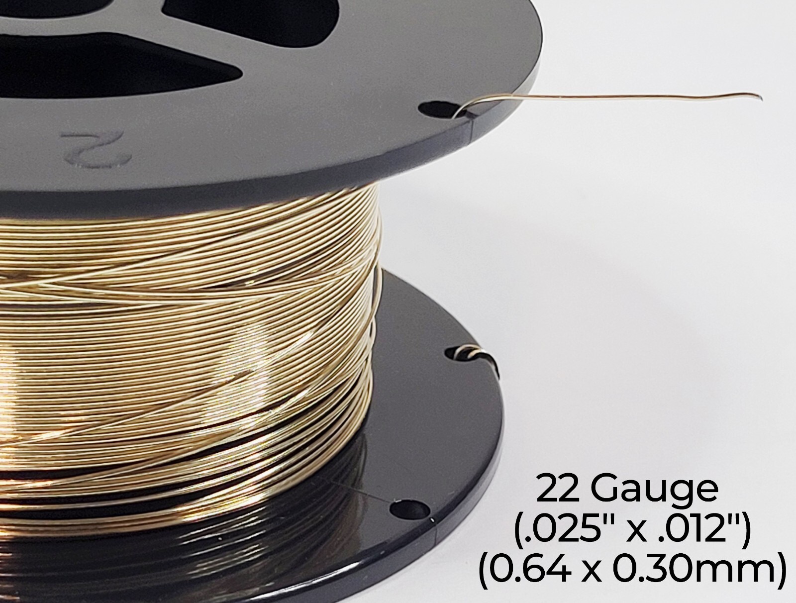 14/20 Yellow Gold-Filled Wire | Half Round | Dead Soft | 6-24 Gauge | 1-10 ft