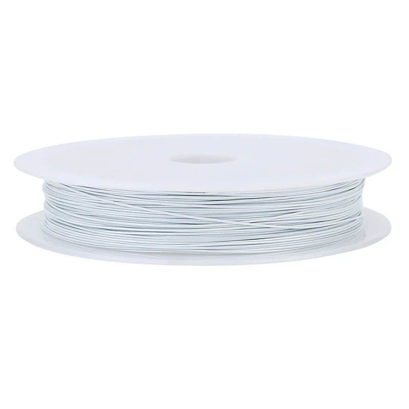 1Roll Stainless Steel Beading Wire Cord 0.3 0.38 0.45 0.5 0.6 0.8 1 Mm Gold Colo