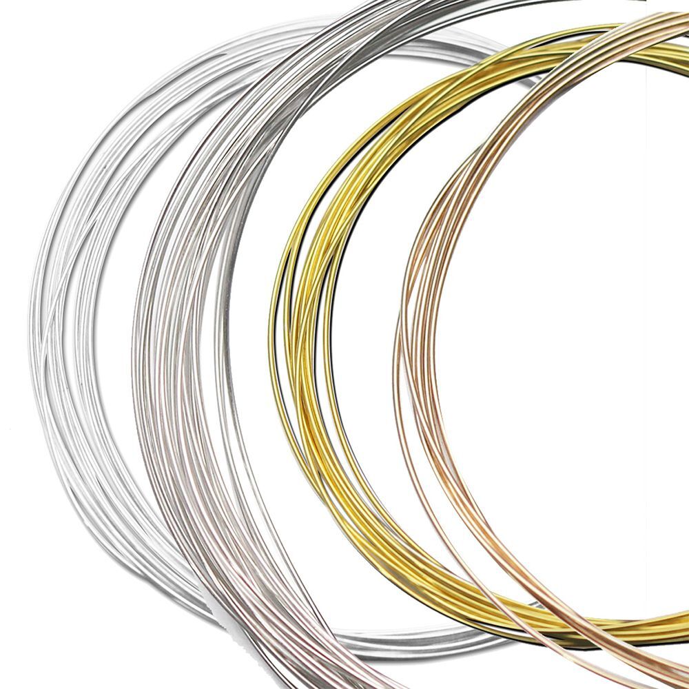 Sterling Silver Beading Stringing Wire Jewelry Thread Filament 0.3-1mm 1Meter