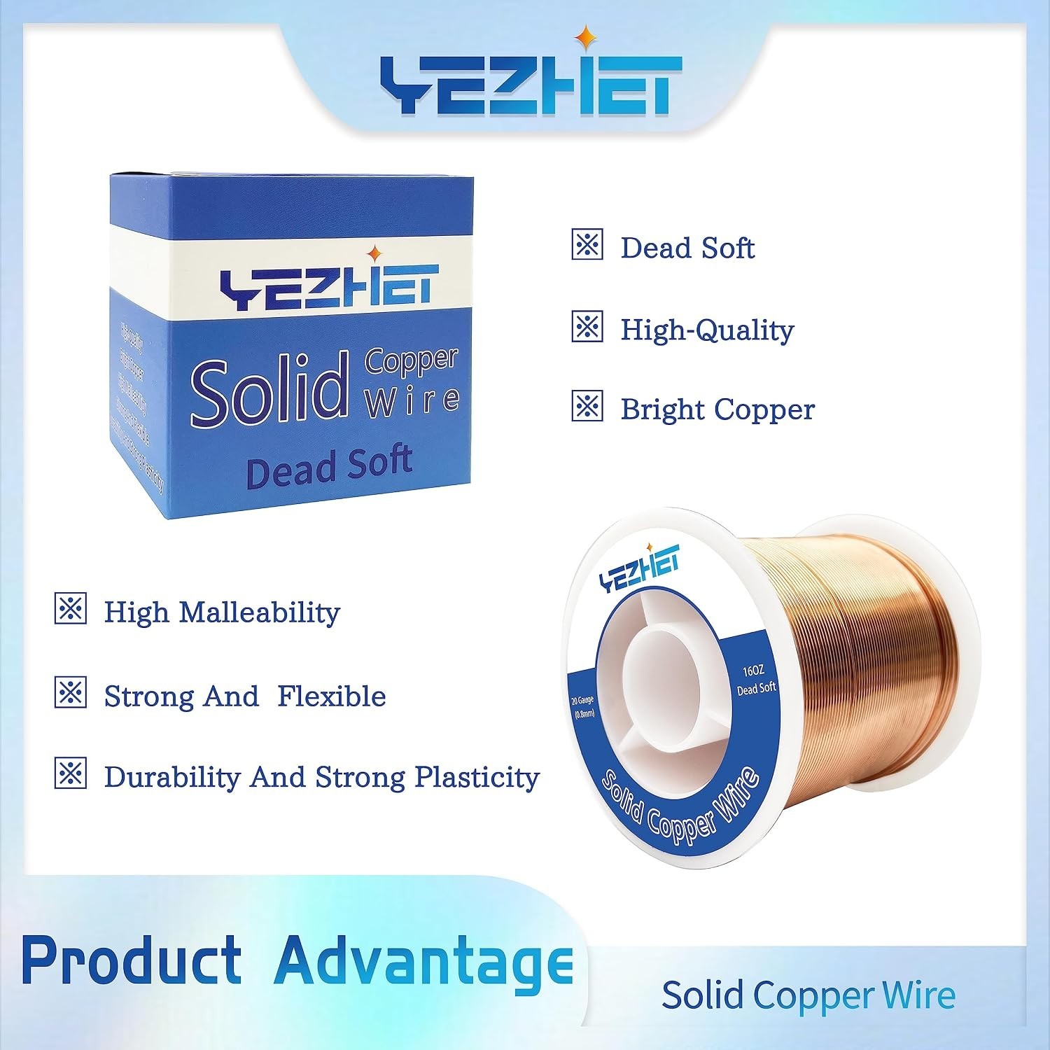 20 Gauge Copper Wire Spool 330Ft Craft Jewelry Making
