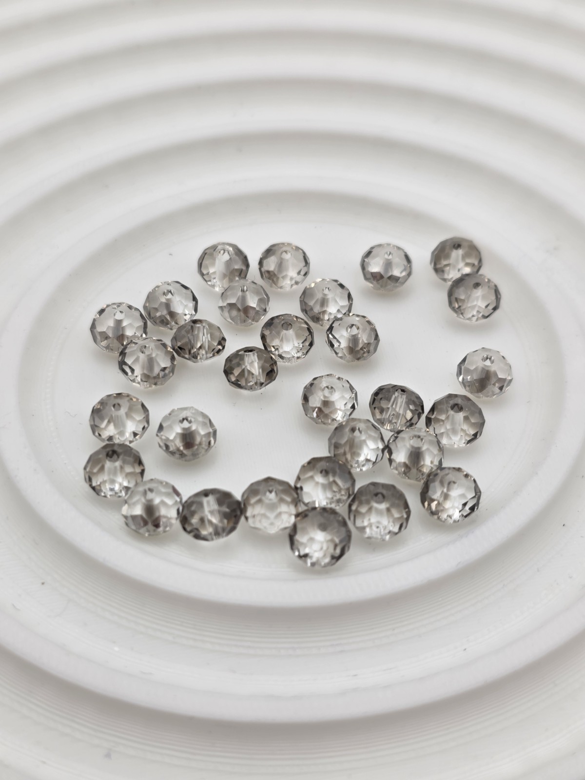 0.2 oz Bag of 4mm Glass Crystal Beads – High-Shine Faceted Jewelry & Crafting Be