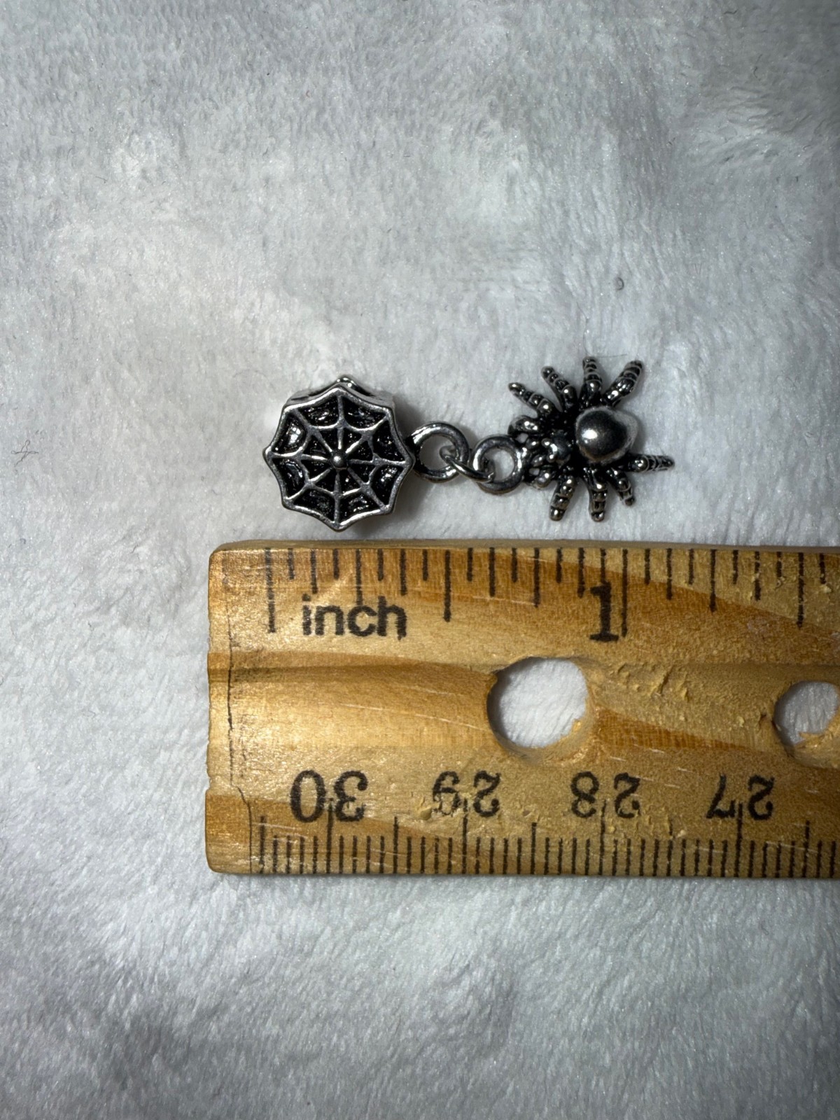 40 Silver Spider & Spider Web Charms Halloween Jewelry Pendant Craft Beads
