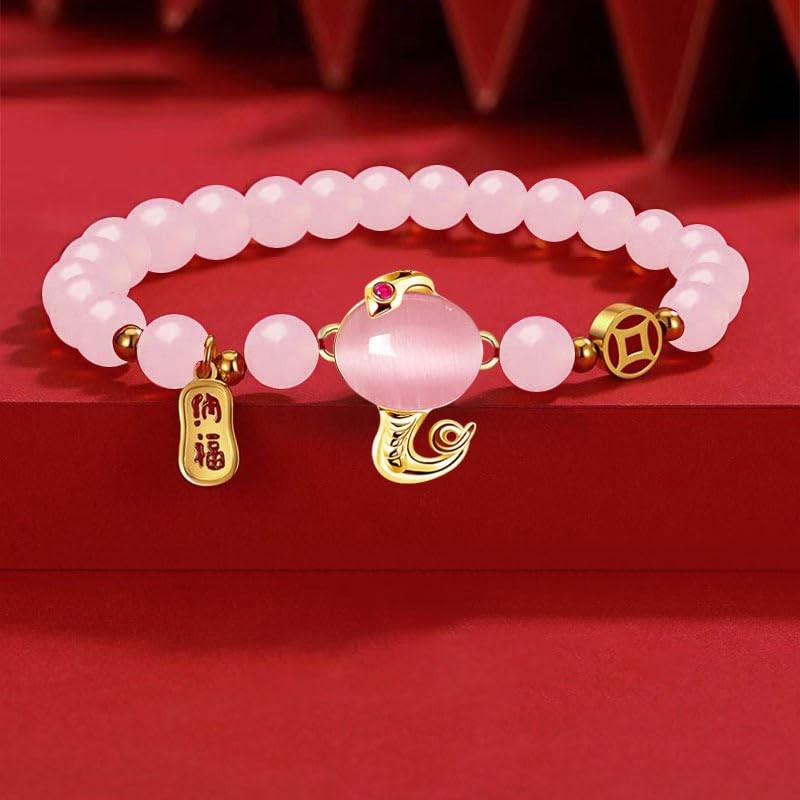 Chinese New Year Snake Bracelets For Women, Chinese Zodiac Serpentine Feng Shui