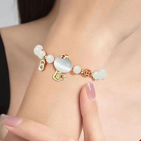 Chinese New Year Snake Bracelets For Women, Chinese Zodiac Serpentine Feng Shui