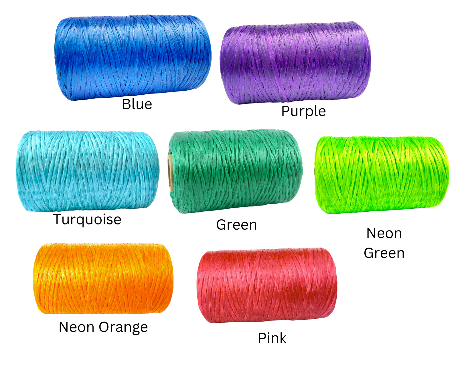 Kulay Artificial Sinew Waxed Flat Polyester Thread, 4 spools, 1,200 yards total