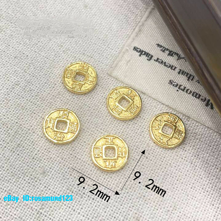 S925 Sterling Silver Five Coin DIY Bracelet Necklace for Attracting Wealth Coins