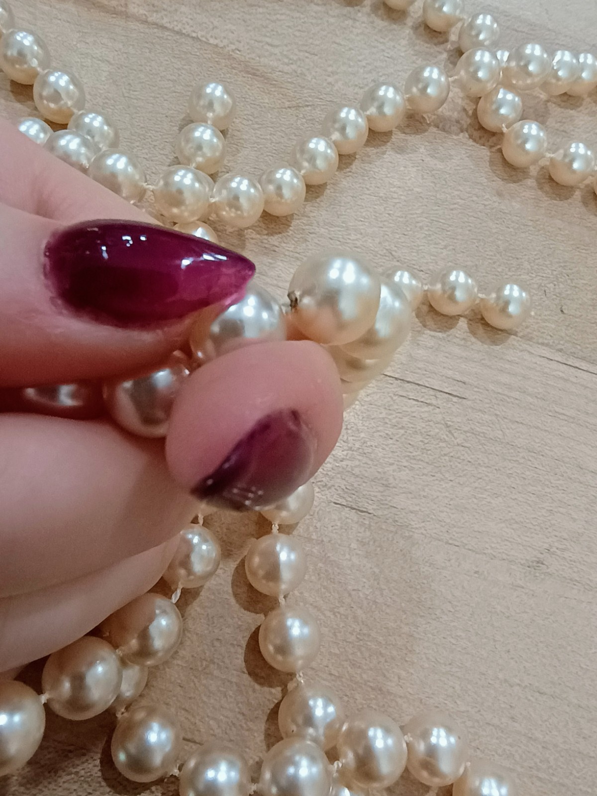 Glossy Round Pearl Beads 8-8.9 mm White Purple Aqua Jewelry Making Lot