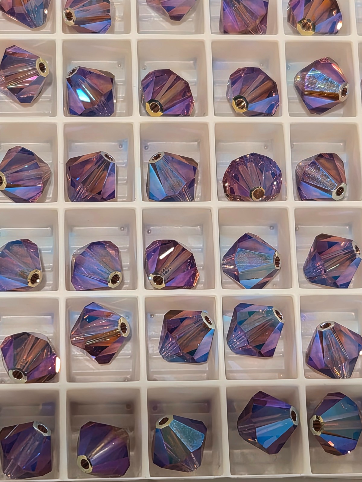 Swarovski 8mm Crystal Bicone 5301/5328 Beads Factory Pack 288 pcs