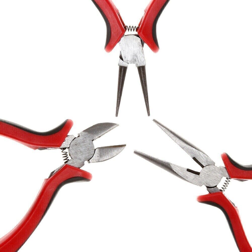 2010x Jewelry Making Supplies Kit Findings Wire Pliers Set DIY Earring Necklace