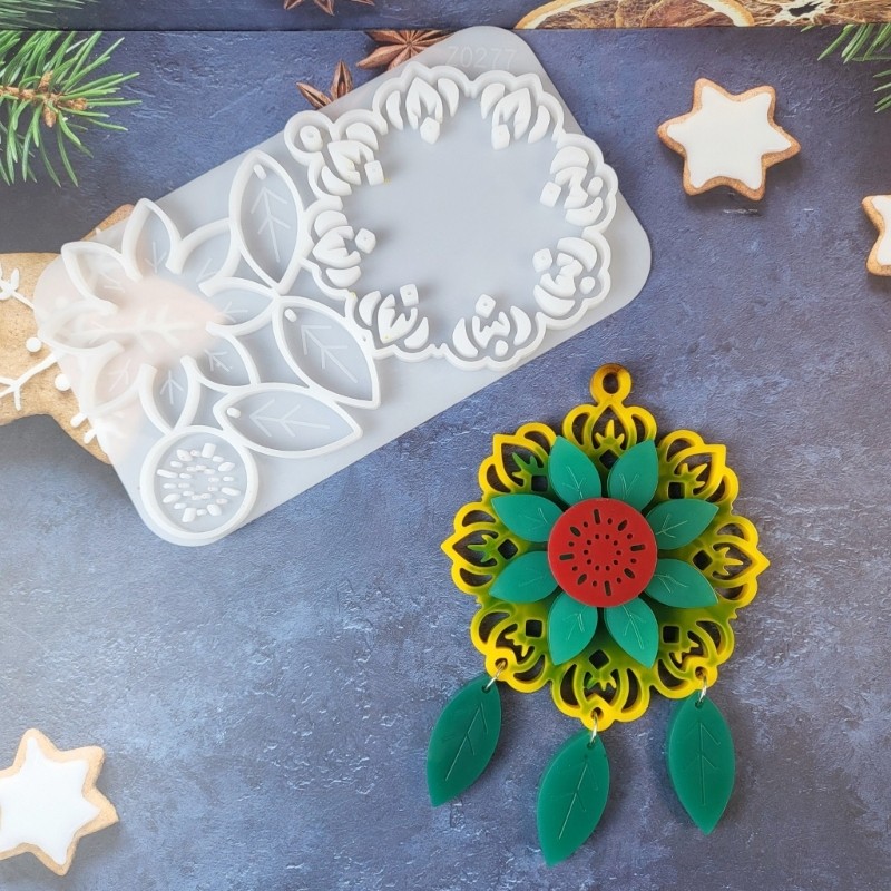 Easy To Use Earring Craft Mould Craft Of Soft Heat Resistant Silicone