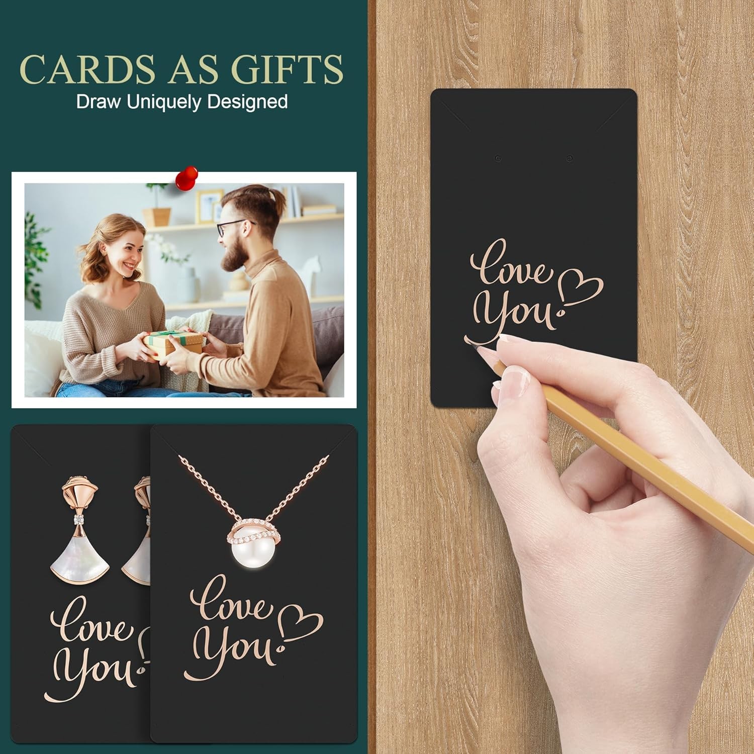 100 Pcs Earring Display Cards with 100 Jewelry Packaging for Earrings Necklace