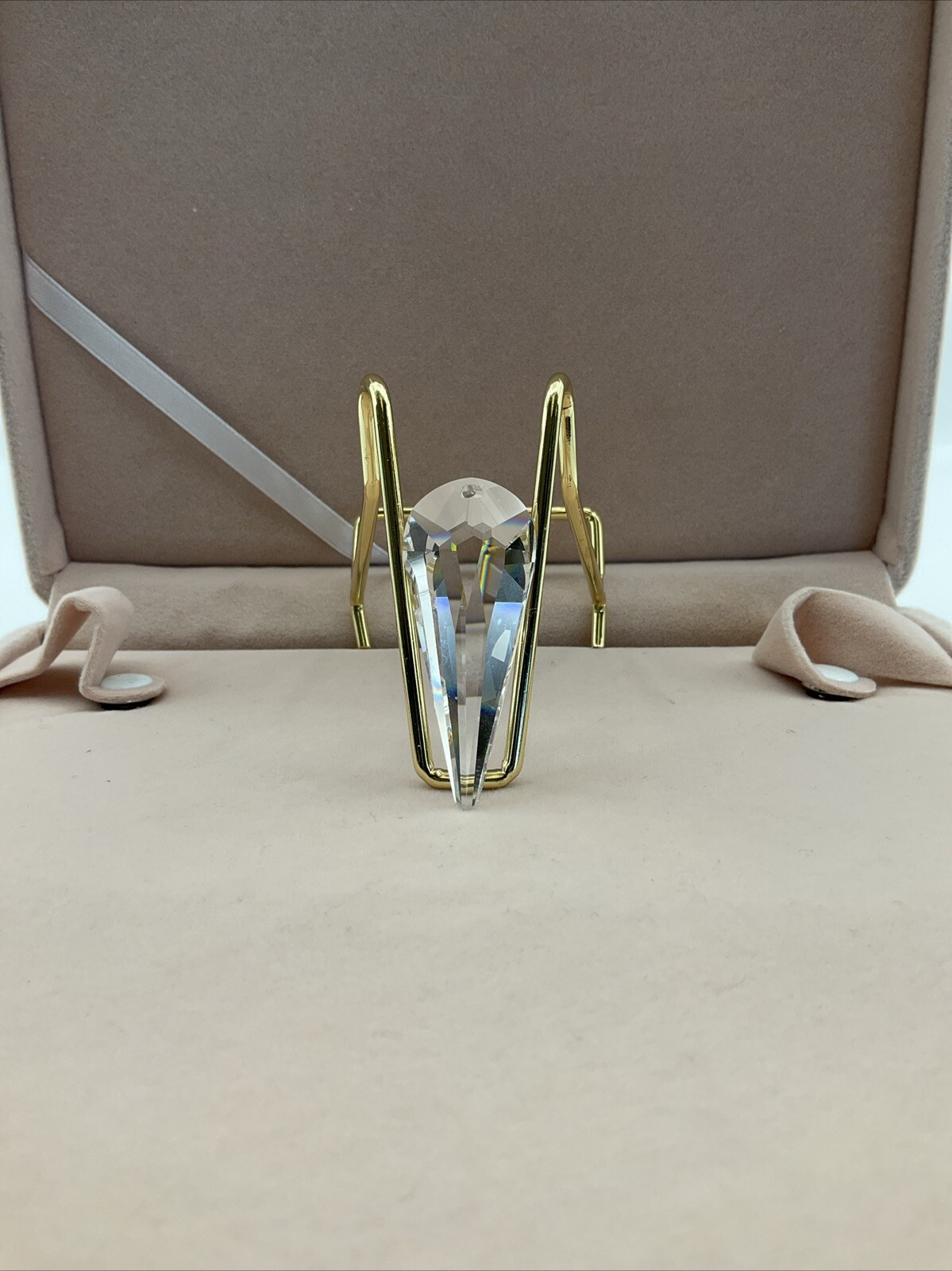 80 Piece Box! Swarovski Strass Crystal: “Glow” 50mm 1 Hole Clear 8950 303 150