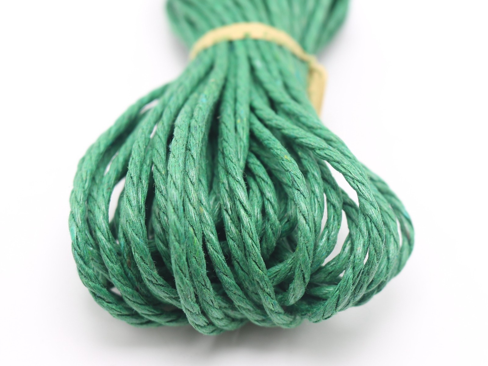 22 Yards Waxed Twisted Cotton Cord Thread Line 2mm Macrame String for Bracelet