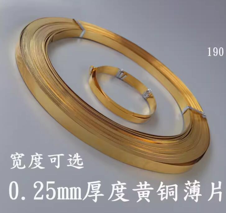 1pc Raw Brass Wrapping Wire – Flat Wire Jewelry Making for DIY accessories