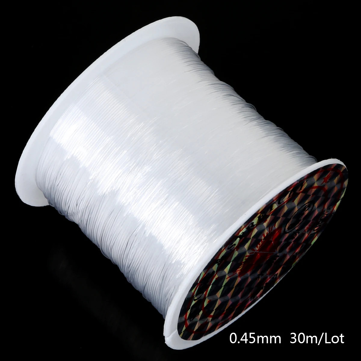 0.2-0.8Mm Clear Nylon Beading Line Non Elastic Invisible Jewelry String for DIY