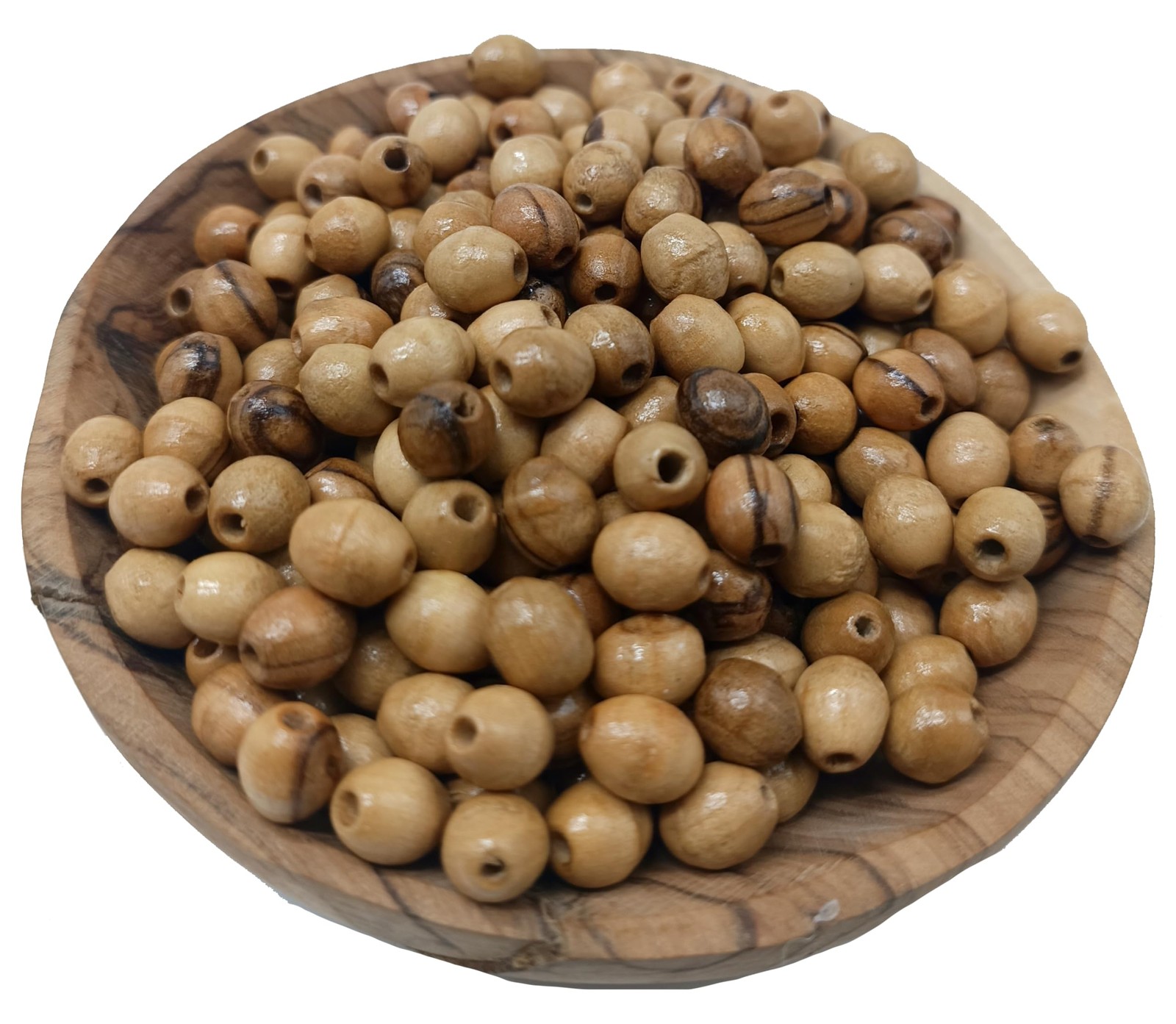 9mm Oval Olive Wood Unique Rosary Beads Catholic (500pcs) Vintage Beads for R…